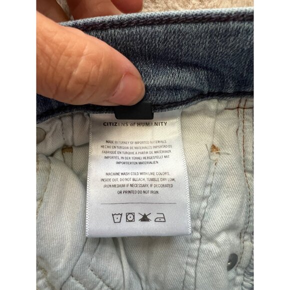 Citizens Of Humanity Blue Faded Flare Jeans Womens Size 29 Denim Casual Style - Picture 10 of 13